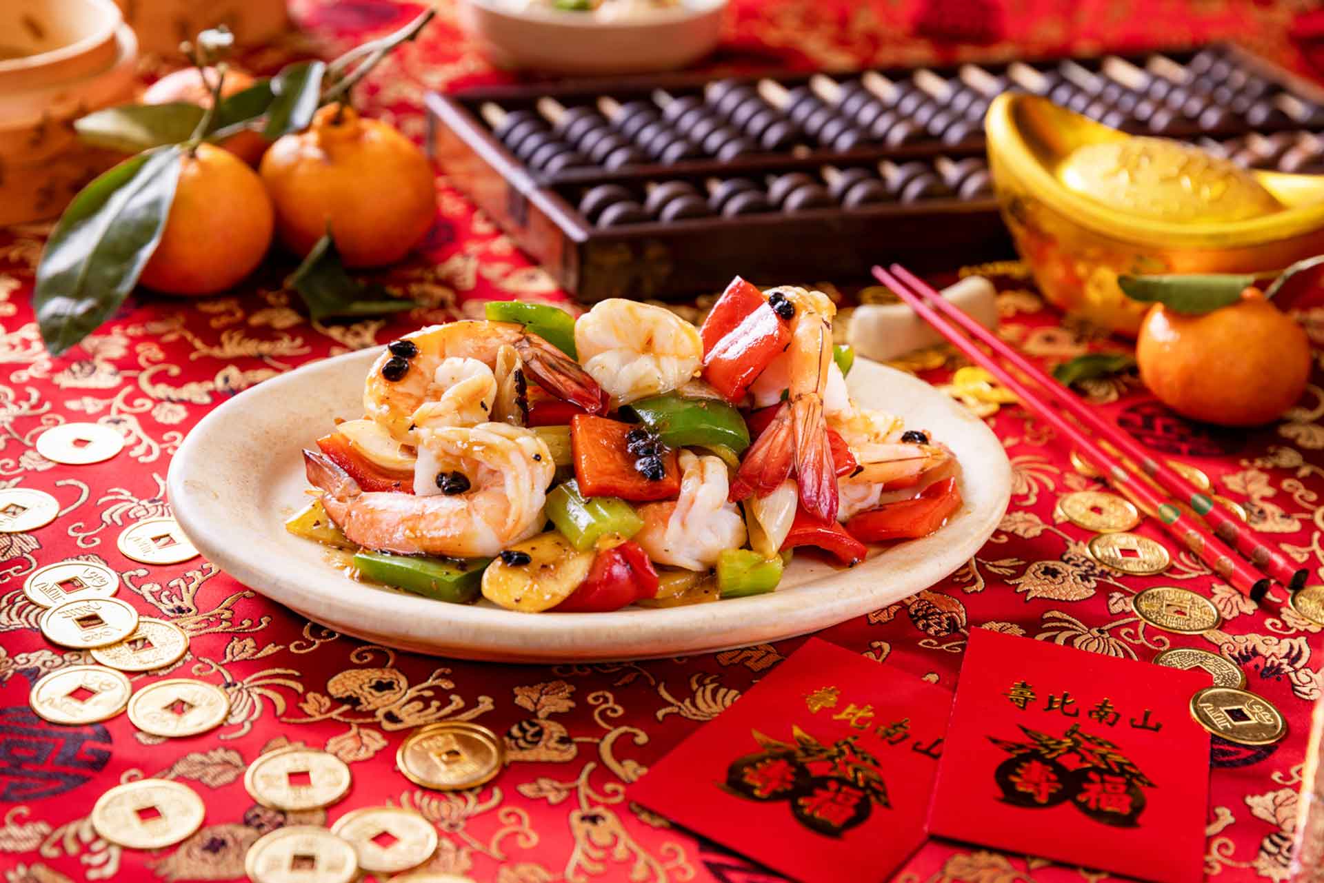 Recibiendo el Año Nuevo Chino de manera saludable .