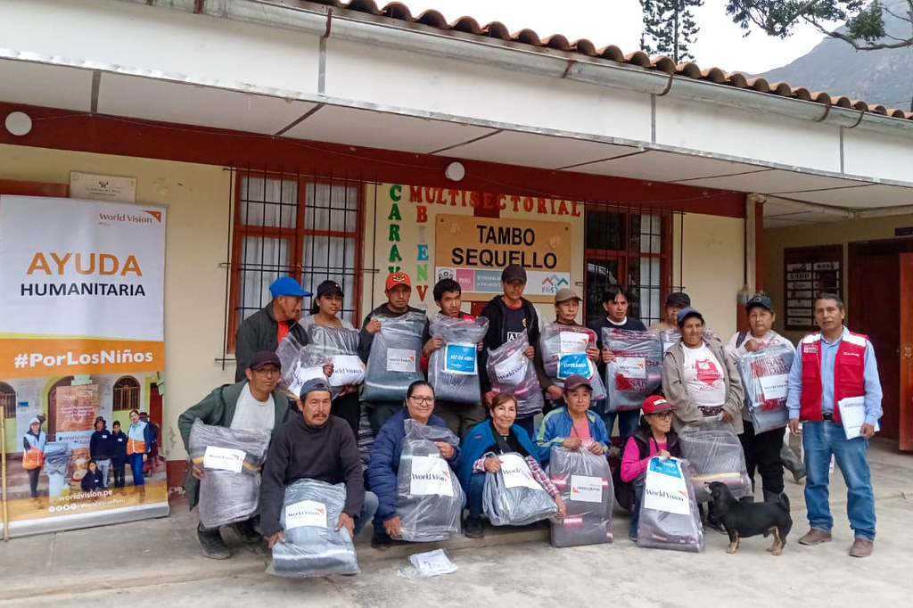 Pobladores afectados por huaico en Ayacucho reciben apoyo humanitario en Tambo del Midis