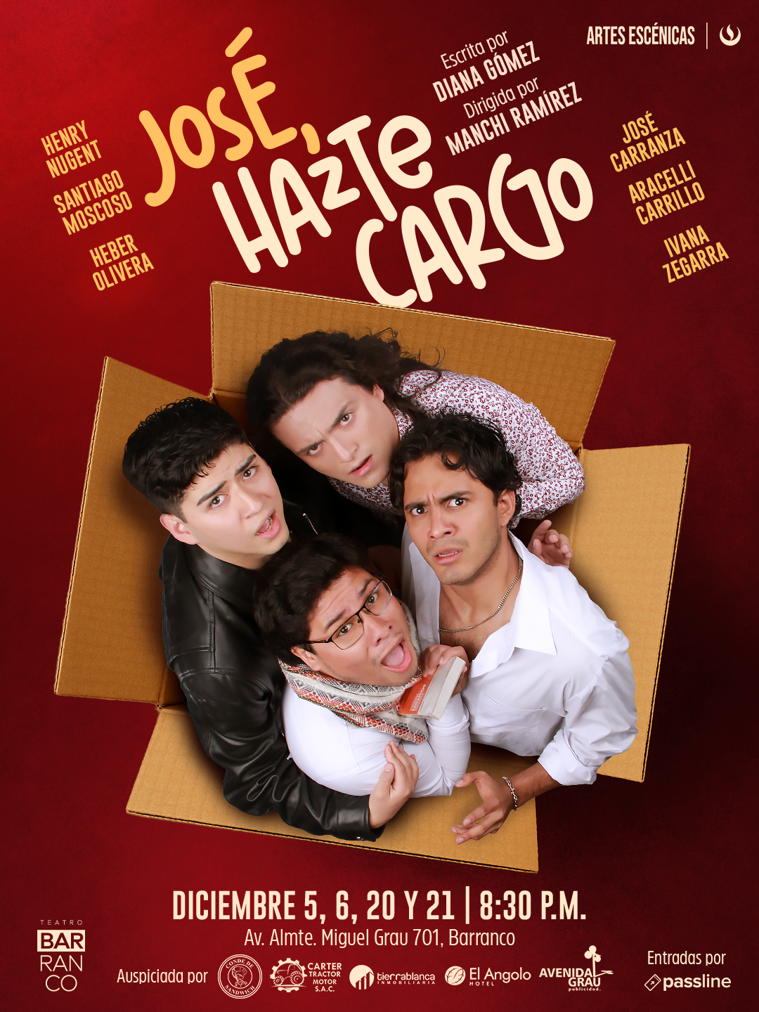 José: ¡Hazte cargo! La comedia en la que un bebé obliga a cuatro amigos a ejercer la vida adulta