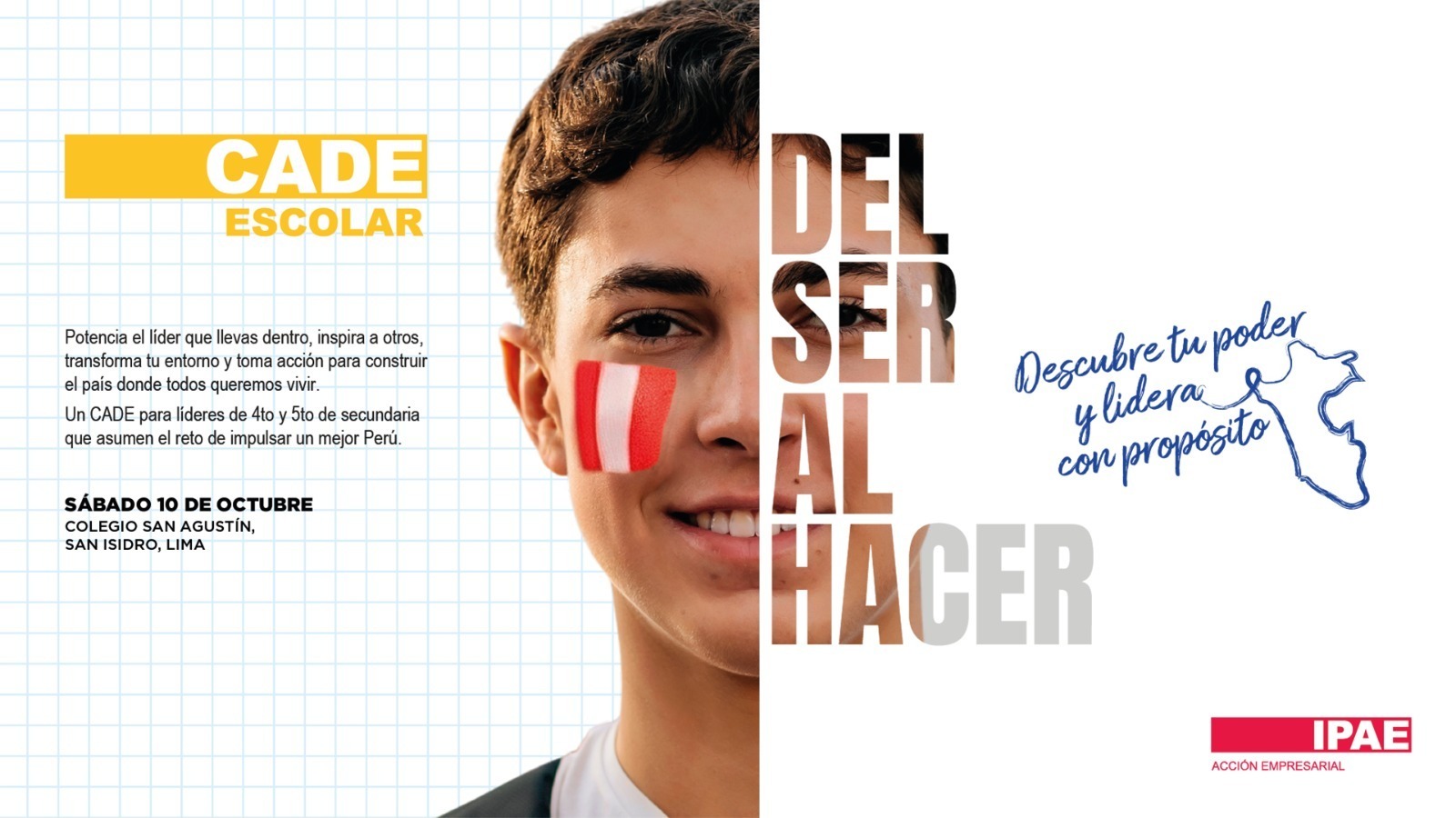 Todo listo para el inicio de CADE Escolar 2026, el foro que impulsa a los líderes del mañana