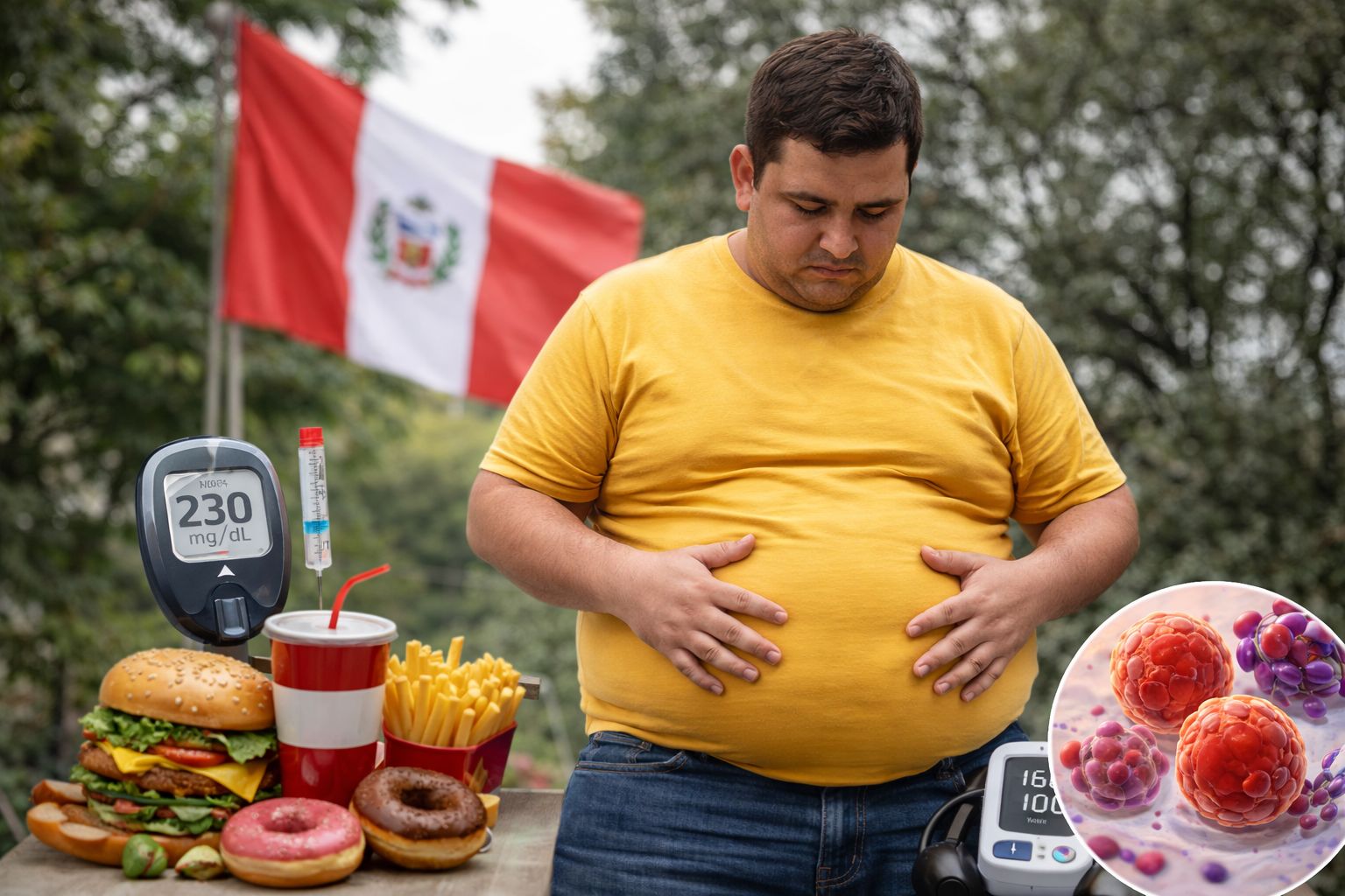 Obesidad en el Perú: enfermedad crónica que incrementa el riesgo de diabetes, hipertensión y cáncer