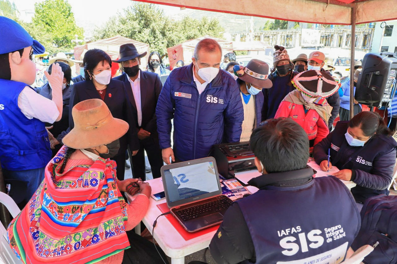 El SIS afiliará a población de 31 comunidades y centros poblados más alejados de la región Cusco