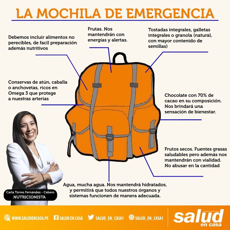 Mochila de emergencia: sepa cómo prepararla para enfrentar un desastre