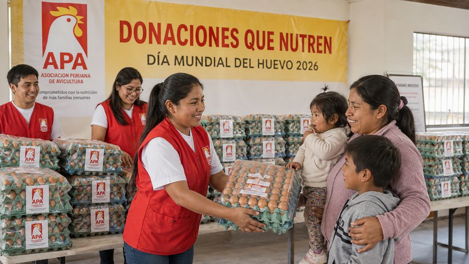 APA COMPARTIRÁ MÁS DE 30 MIL HUEVOS CON POBLACIONES VULNERABLES DEL PERÚ