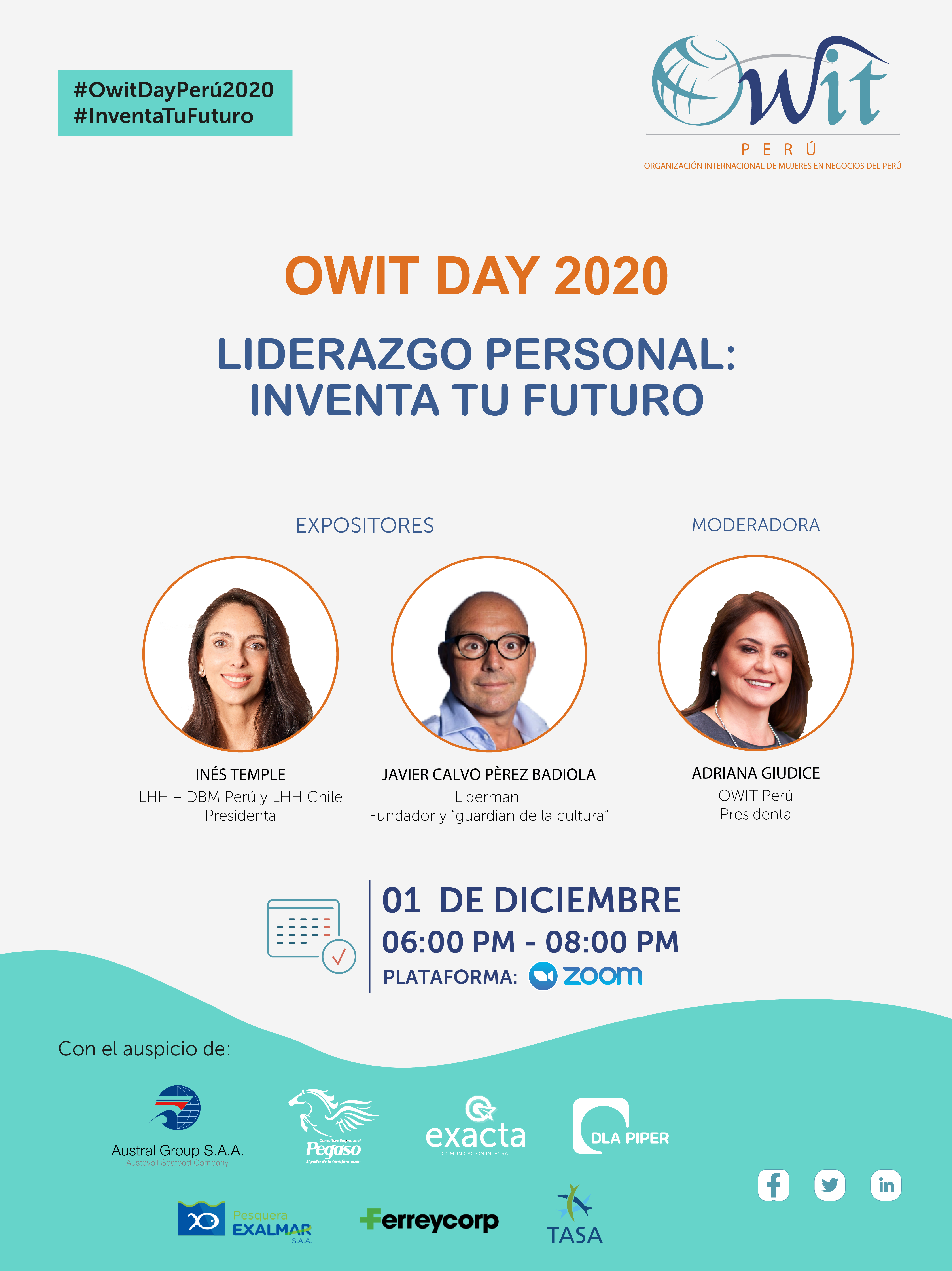OWIT Day 2020: Liderazgo personal, inventa tu futuro