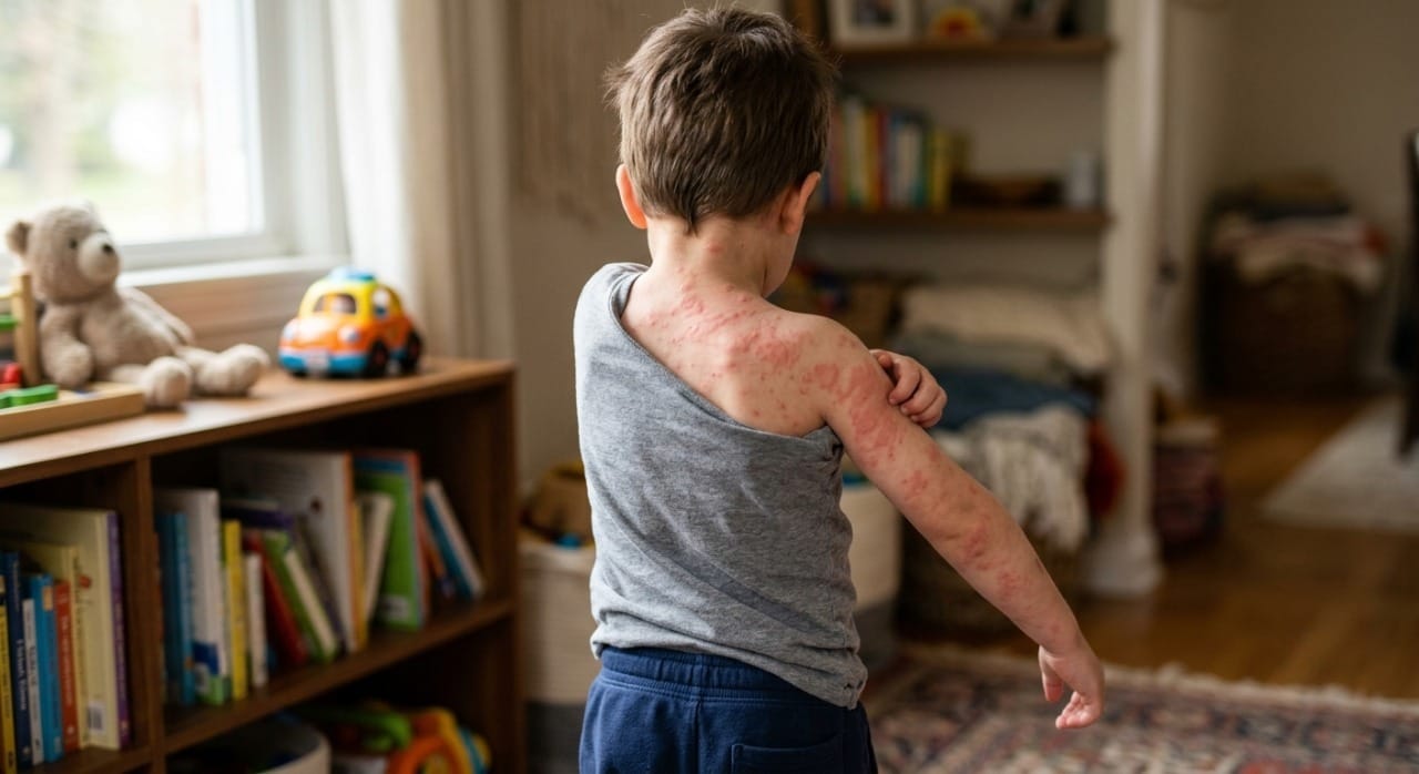 Urticaria: Recomendaciones para evitar molestias en la piel de los niños