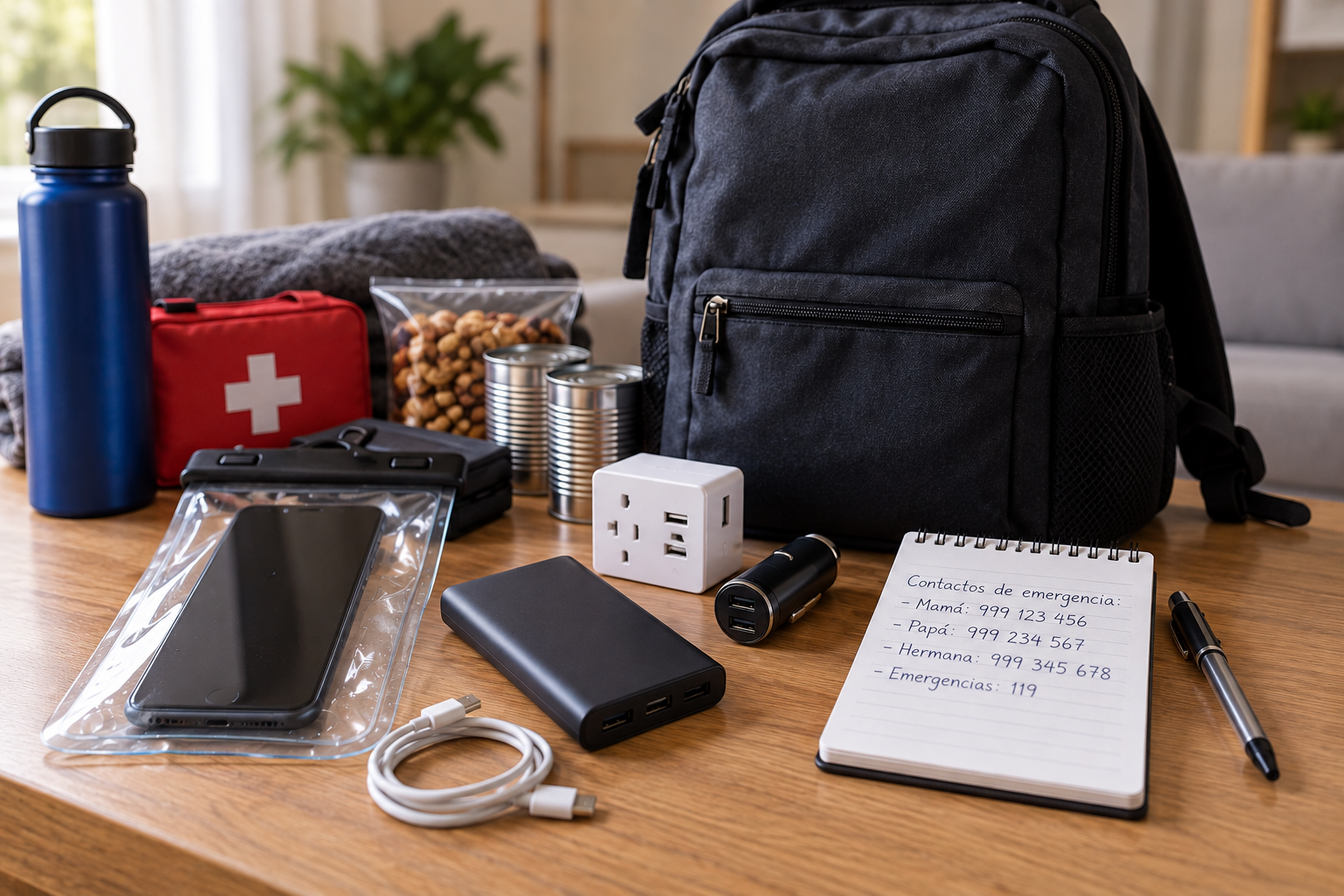 Mochila de emergencia: 5 elementos que pueden ayudar a mantener tu celular operativo durante una emergencia