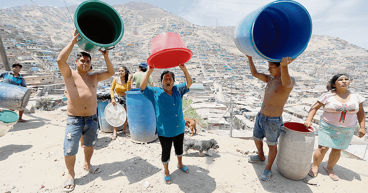 Perú tendrá 300mil nuevo pobres por incremento de tarifas del agua