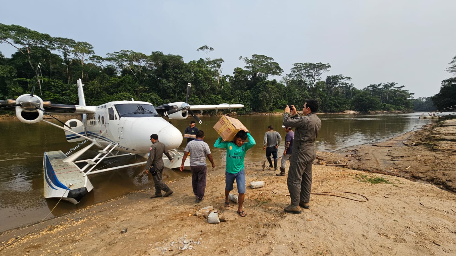 Alianza estratégica entre el Midis y la Fuerza Aérea del Perú (FAP) mejora la calidad de vida de más de 45 000 personas en Loreto