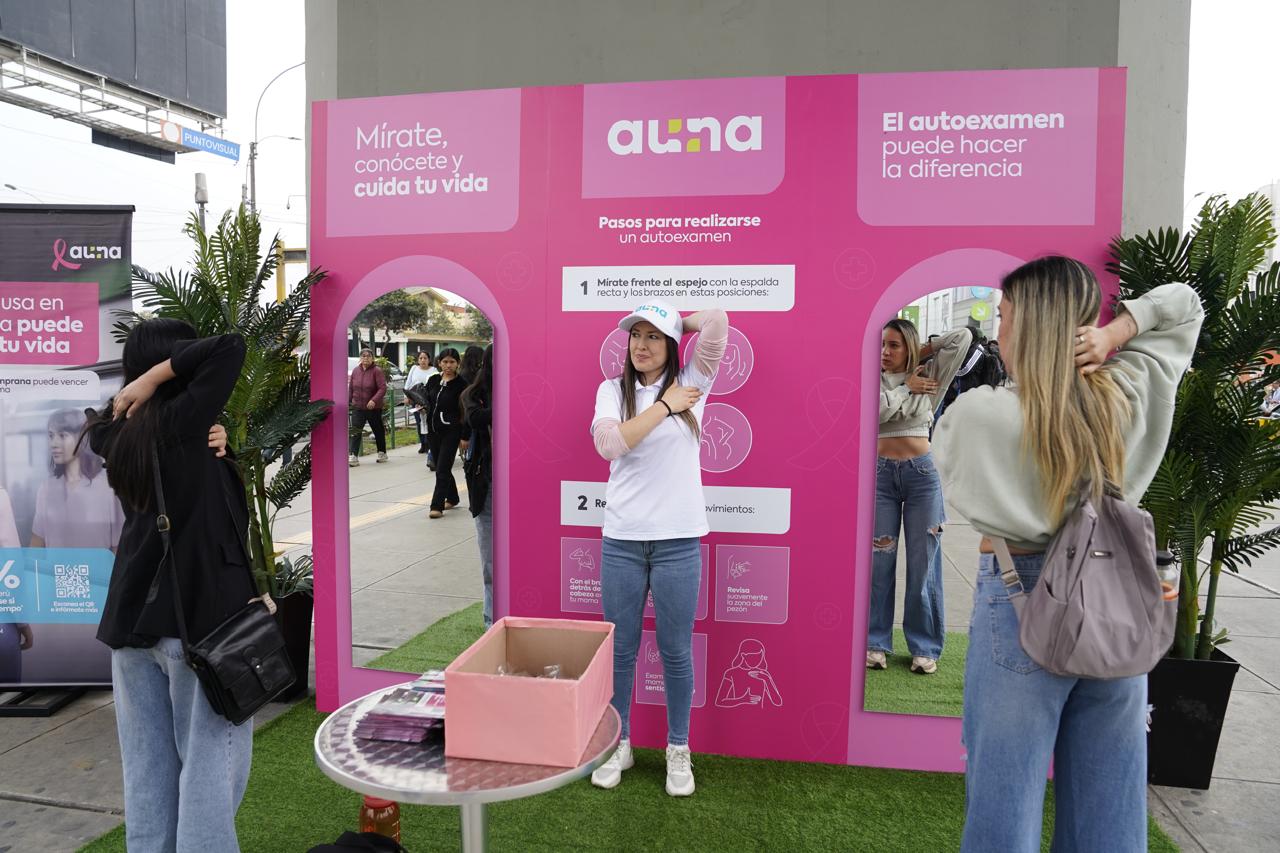 Cáncer de mama: campaña de prevención llega a LÍNEA 1 del Metro de Lima