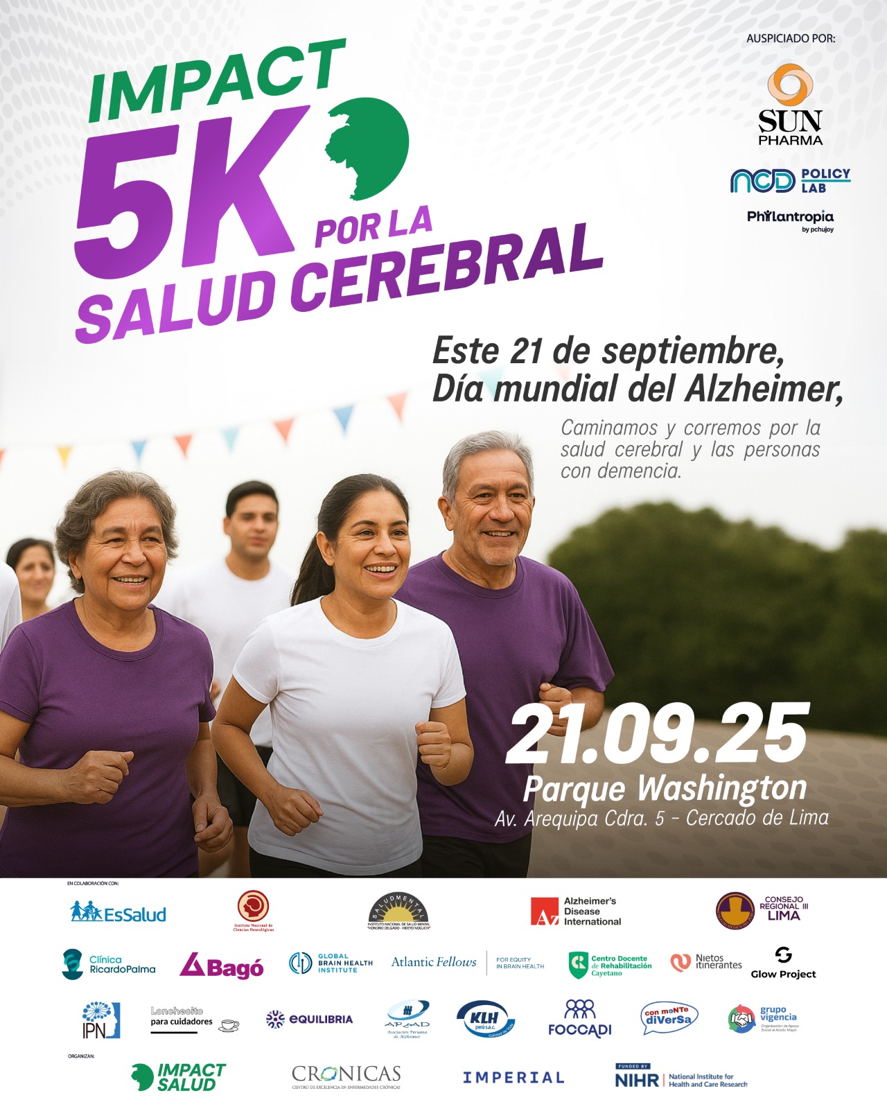 IMPACT 5K por la salud cerebral y la concientización sobre la demencia