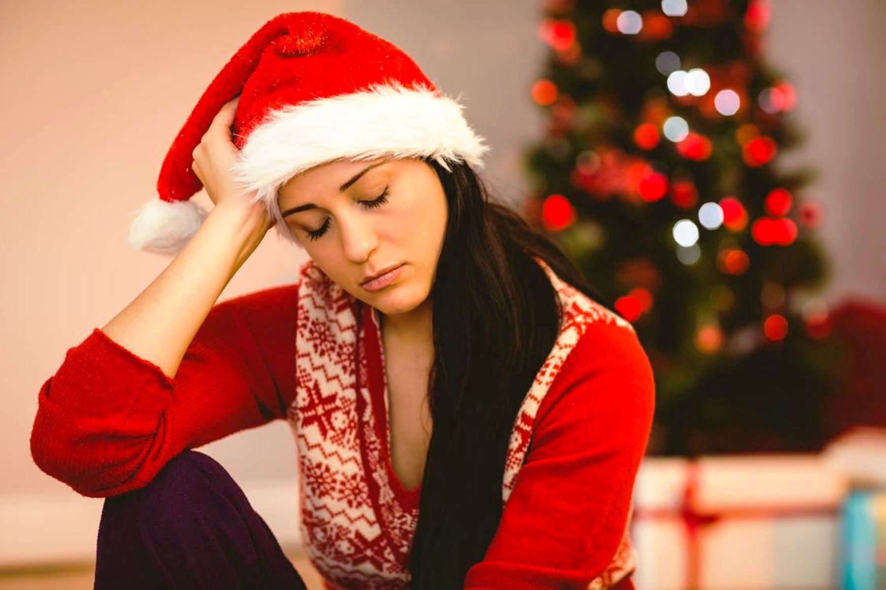 Desgano y falta de vitalidad son síntomas de depresión por Navidad y Año Nuevo