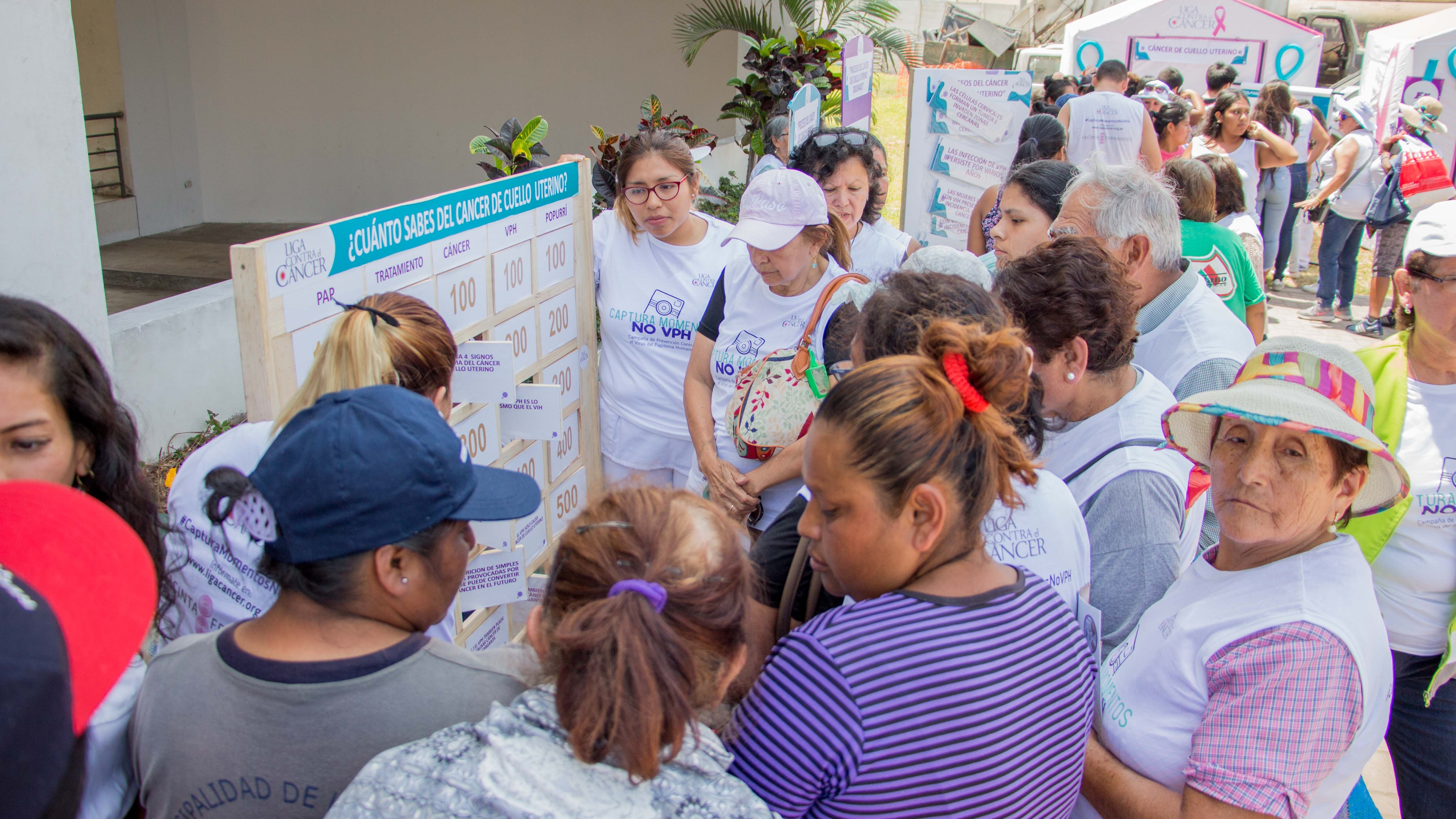 Más de 400 mujeres de La Victoria fueron sensibilizadas contra el cáncer de cuello uterino