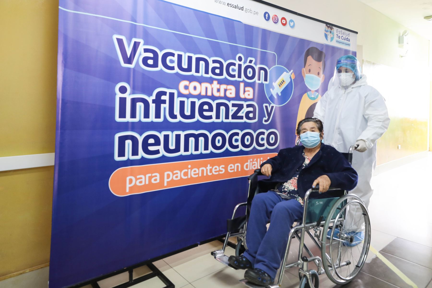 Vacunarán contra influenza y neumococo a 4,000 pacientes de diálisis de Lima y Callao