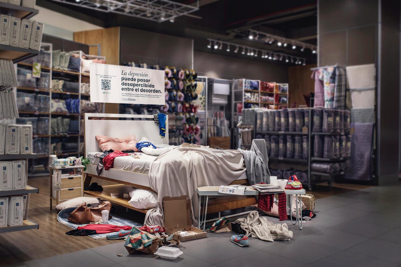 Casaideas visibiliza la depresión en una poderosa campaña que desordena las percepciones