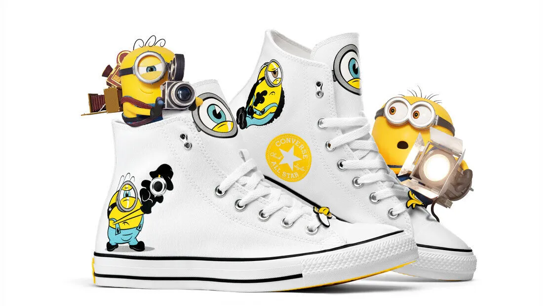 Converse x Minions lleva las travesuras del cine hacia las zapatillas en colección de edición limitada