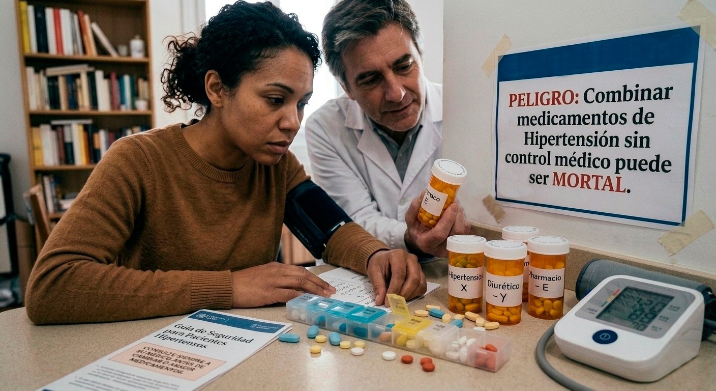 Ministerio de Salud advierte que combinar medicamentos sin control en pacientes con hipertensión arterial puede ser mortal