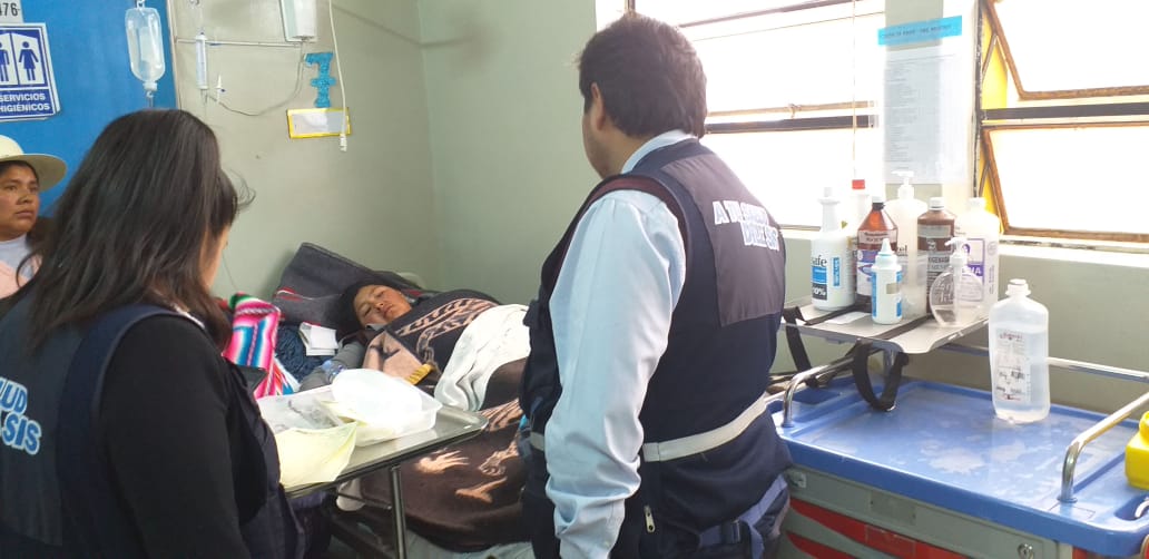 Siete menores y tres adultos afiliados SIS, beneficiarios de Cunamás, fueron internados en hospital de Puno por intoxicación