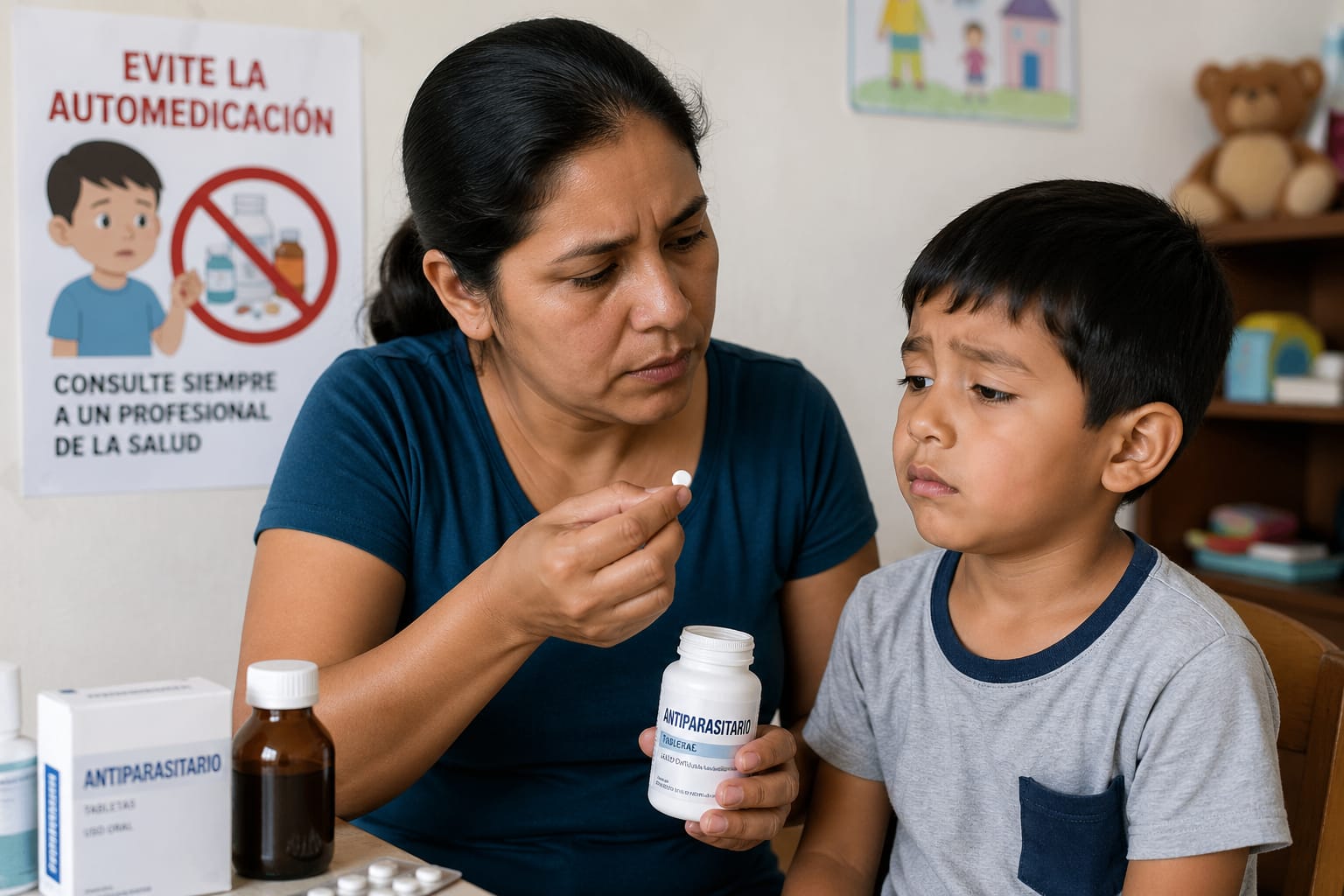Ministerio de Salud: la automedicación en casos de parasitosis infantil puede causar anemia y desnutrición