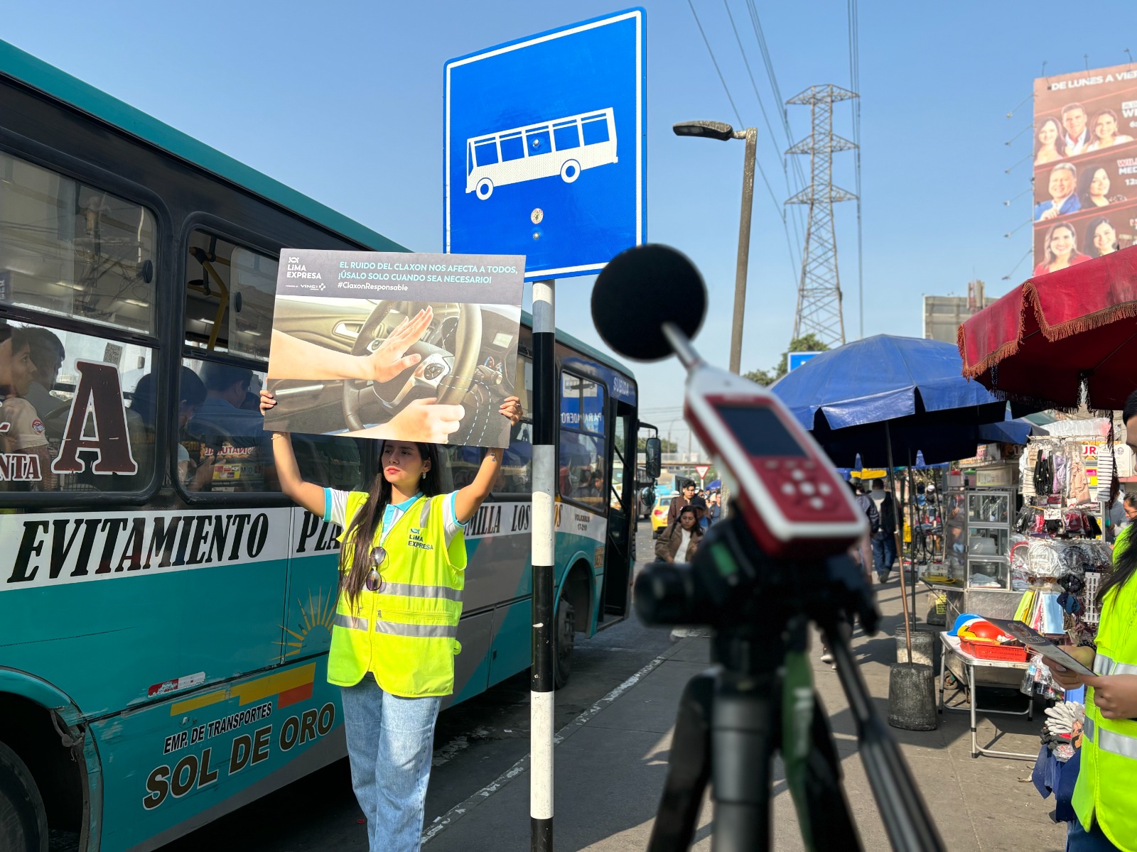 Lima Expresa lanza campaña #ClaxonResponsable para sensibilizar a conductores en la Vía de Evitamiento y la vía expresa Línea Amarilla